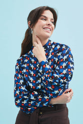 Mimas Ufo Blaues Hemd